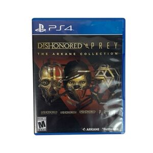 PlayStation 4 PS4 Dishonored Prey Arkane Collection Video Game Mature M17+